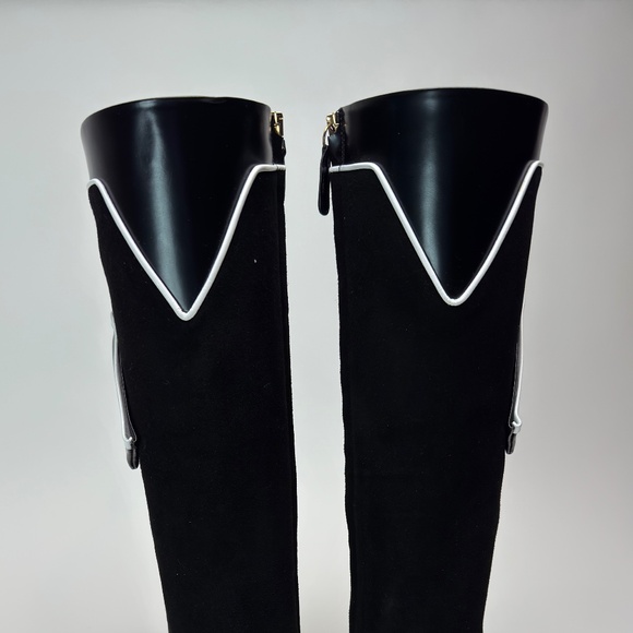 Black Suede Boots - Picture 3 of 9